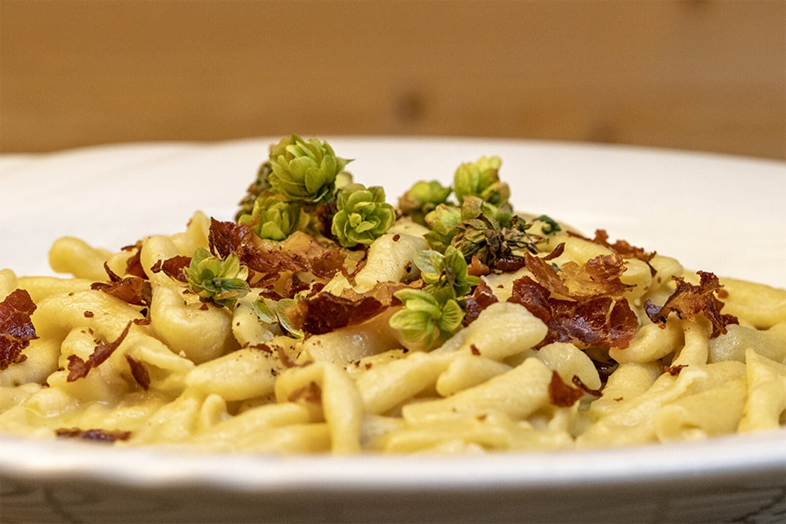 Cavatelli con luppolo