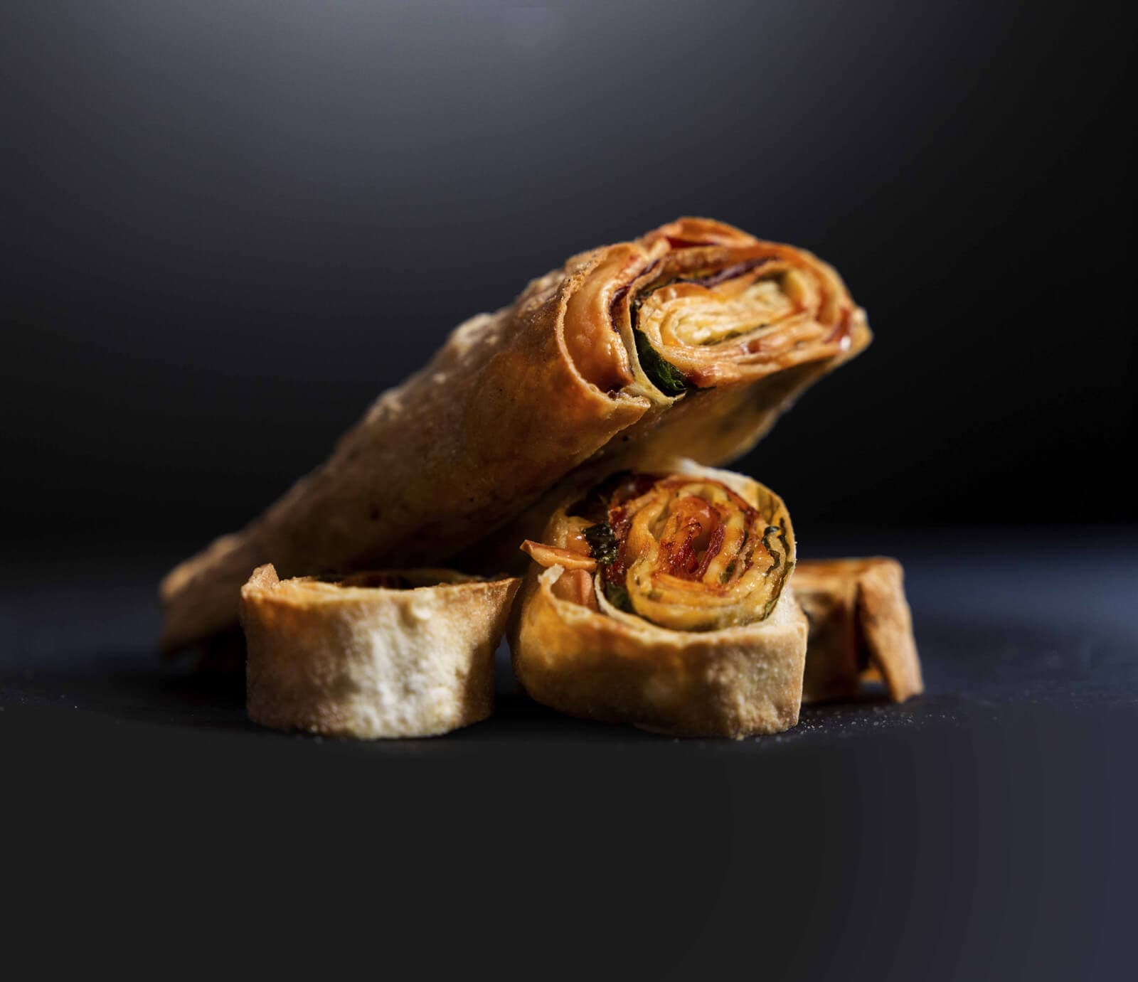 Dettaglio di un tubo di pizza