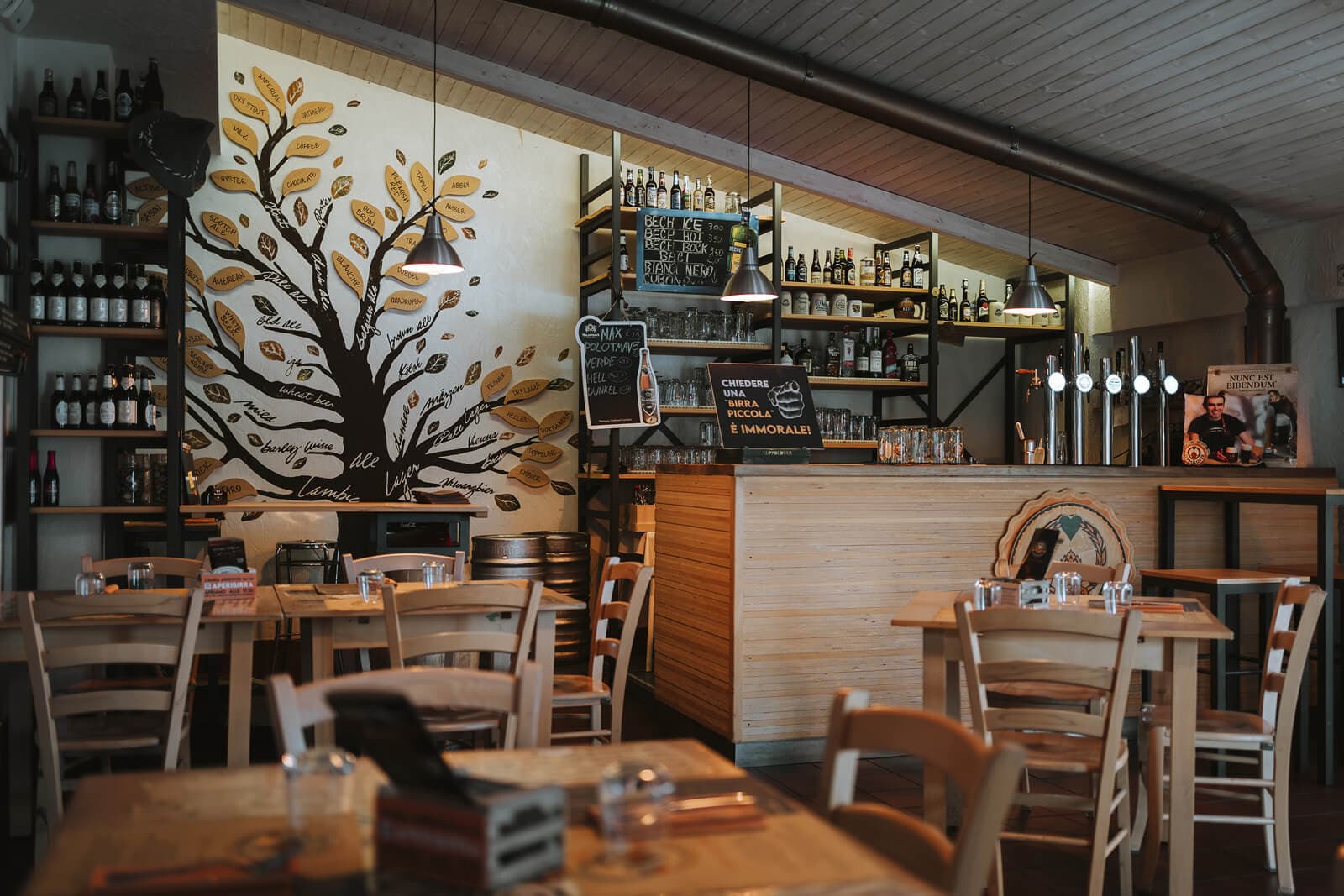 La birreria della Ristobirreria La Quercia