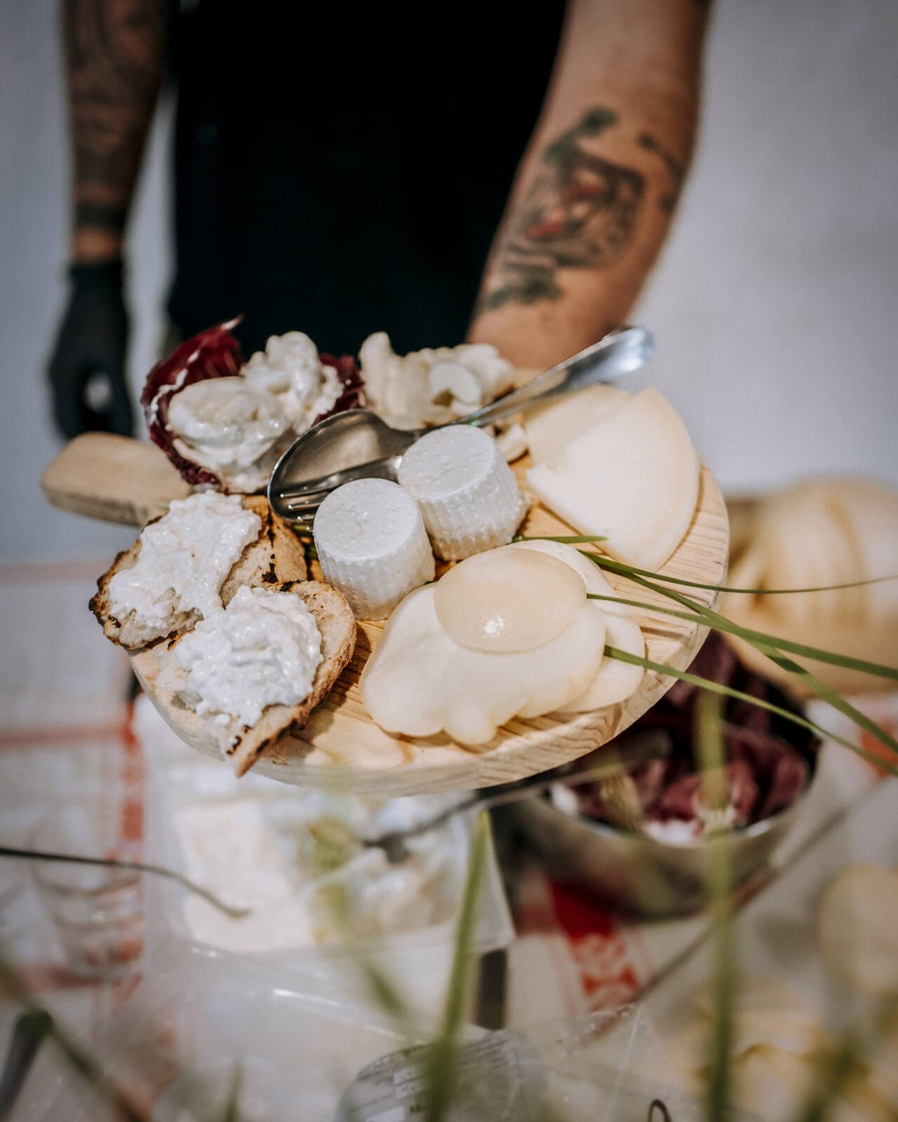 Tagliere misto con formaggi